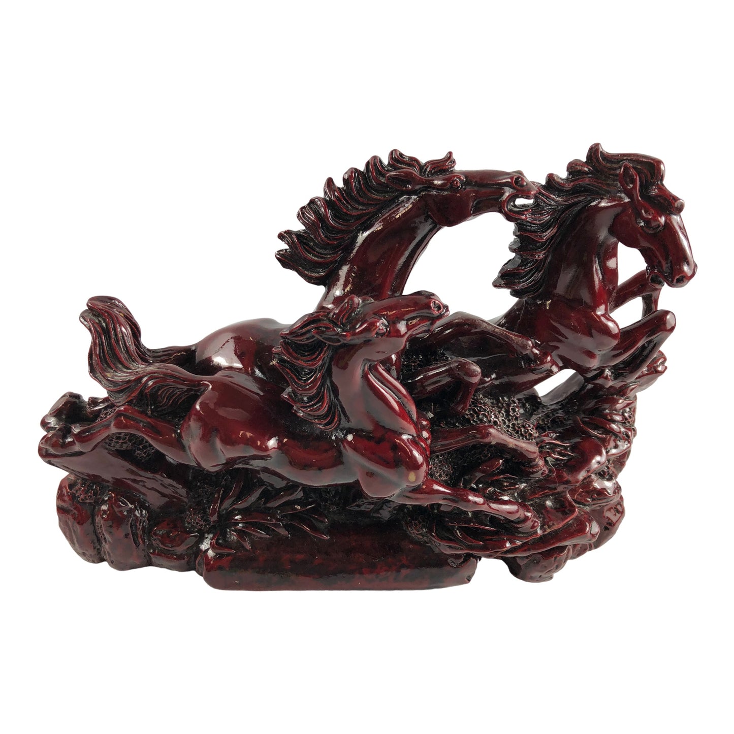 4821 - 10" Three Red Horses - Galloping - |Z-70|