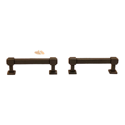4827 - Set of 2 Liberty 3" Classic Square Pulls Soft Iron |5-6|