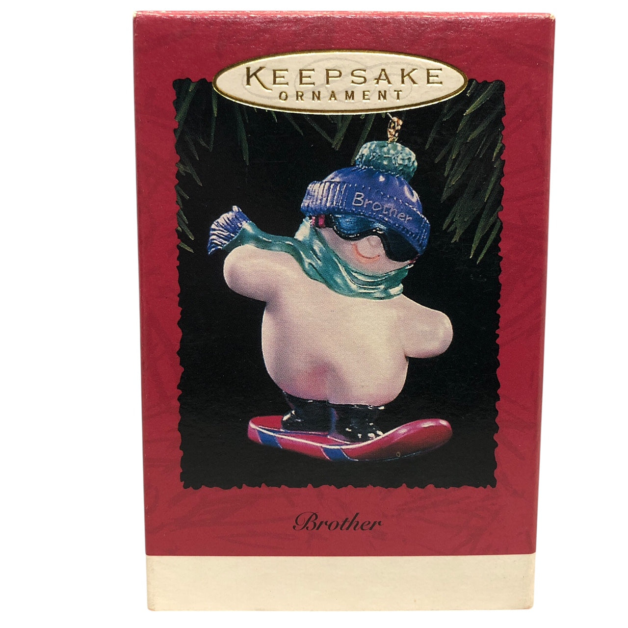 4837 - Set of 4 Hallmark Keepsake Brother Ornaments for Christmas Tree and Holiday Seasonal Decorations | |
