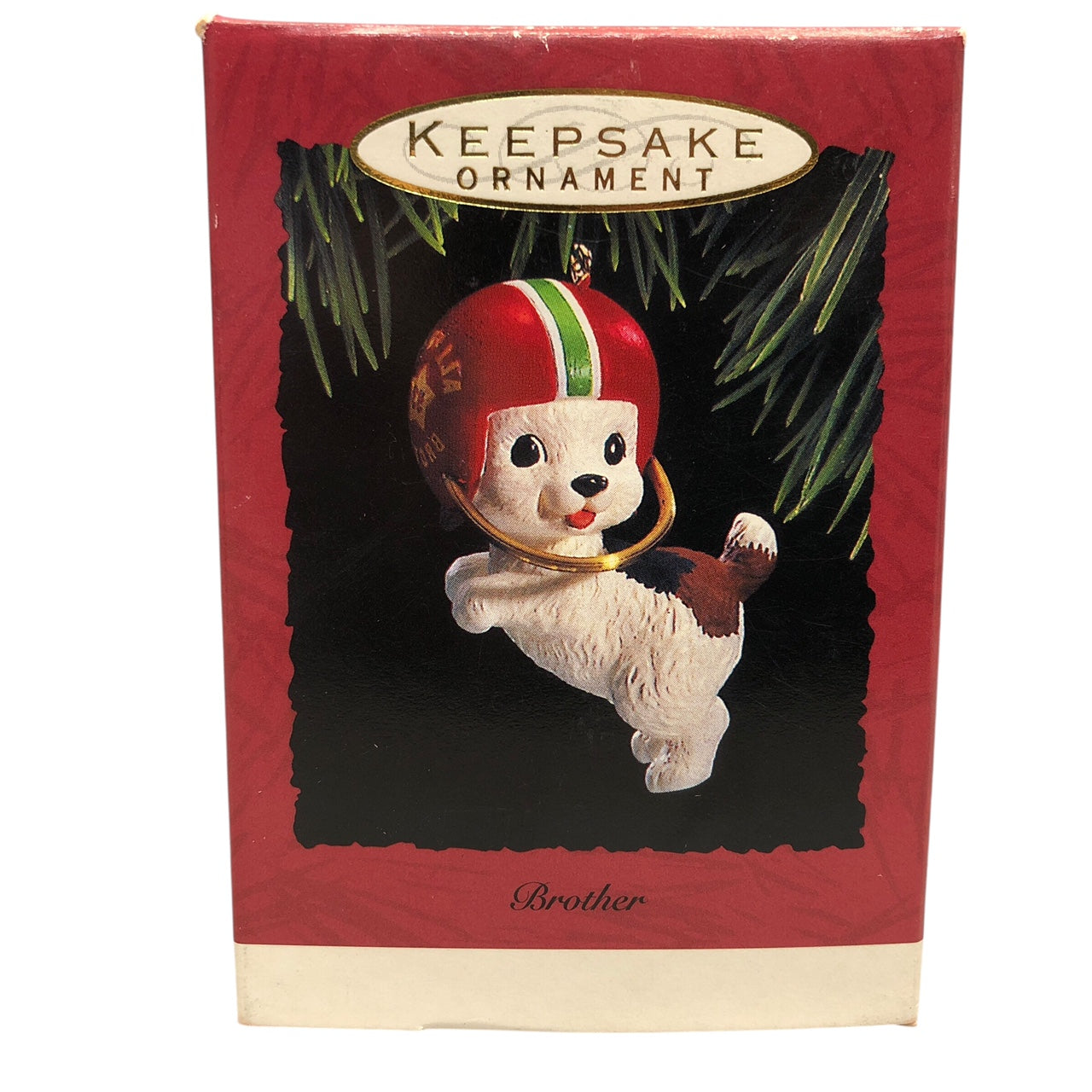 4837 - Set of 4 Hallmark Keepsake Brother Ornaments for Christmas Tree and Holiday Seasonal Decorations | |