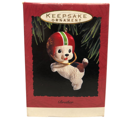 4837 - Set of 4 Hallmark Keepsake Brother Ornaments for Christmas Tree and Holiday Seasonal Decorations | |