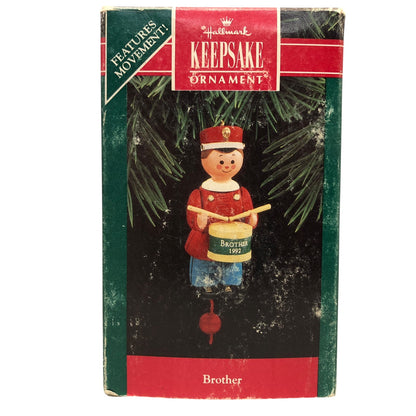 4837 - Set of 4 Hallmark Keepsake Brother Ornaments for Christmas Tree and Holiday Seasonal Decorations | |