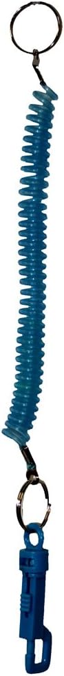 4849 - Spiral Coil Keychains, Retractable Key Tethers, 12 Count 20" |12-25|