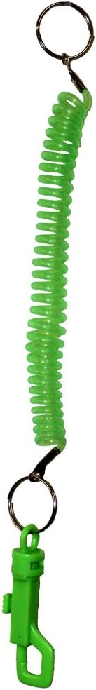 4849 - Spiral Coil Keychains, Retractable Key Tethers, 12 Count 20" |12-25|