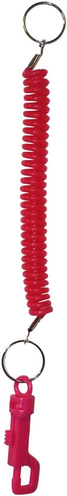 4849 - Spiral Coil Keychains, Retractable Key Tethers, 12 Count 20" |12-25|
