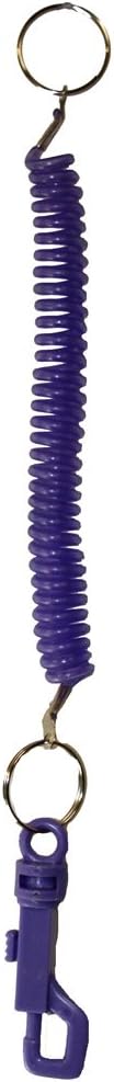 4849 - Spiral Coil Keychains, Retractable Key Tethers, 12 Count 20" |12-25|