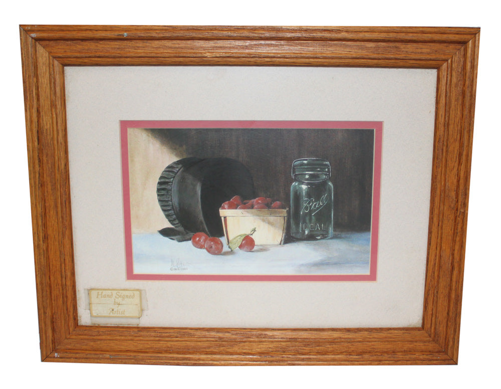 4863 - 9x12" Cherry Canning Al Koenig Framed Print Hand Signed - |5-1|