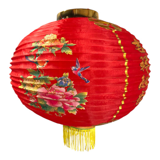 4870 - Paper Lantern Red w/Fish Tassel - |W-15||Garage|