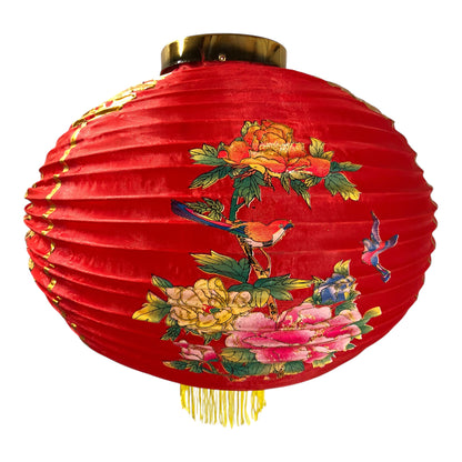 4870 - Paper Lantern Red w/Fish Tassel - |W-15||Garage|