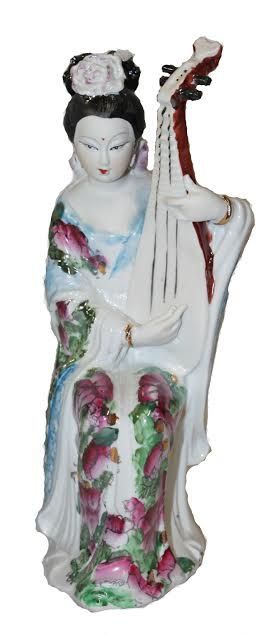 487 - 10" Color Geisha - Pipa - |X-27|