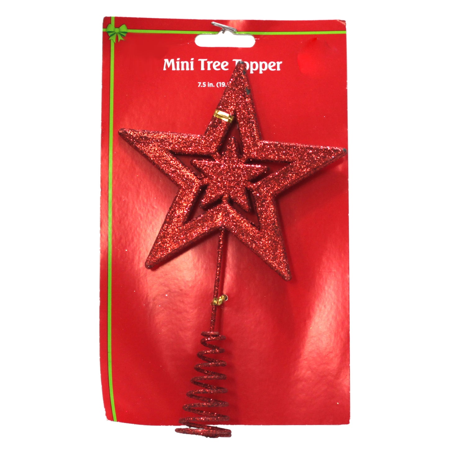 4920 - Red Mini Star Tree Topper - |Pod 2-42|