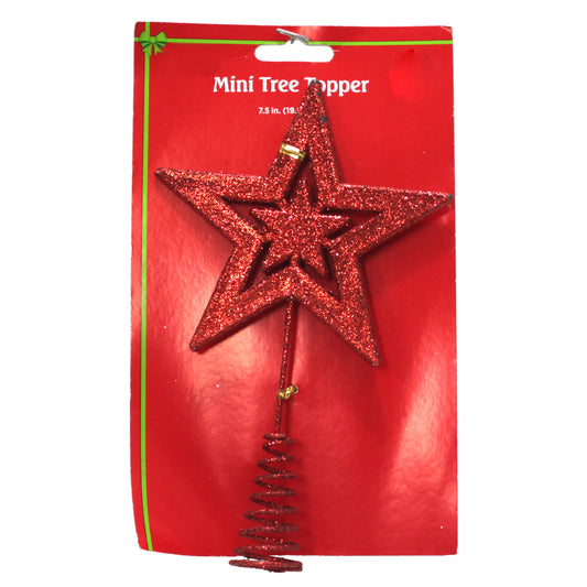 4920 - Red Mini Star Tree Topper - |Pod 2-42|