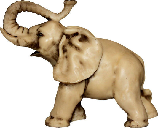 4923 - 6" Faux Ivory Elephant - Trunk Head - |Z-15|