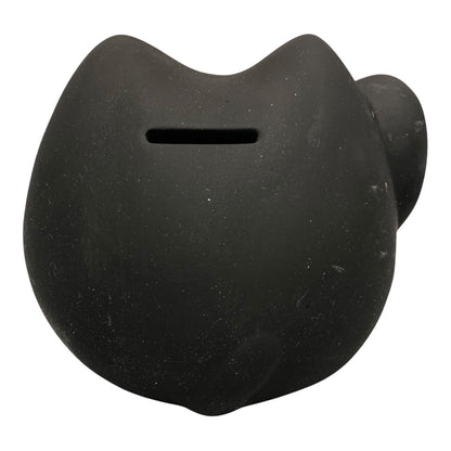 4946 - Elegant Black Cat Bank with Feng Shui Design Piggy Bank for Home and Garden Decor |6-8|