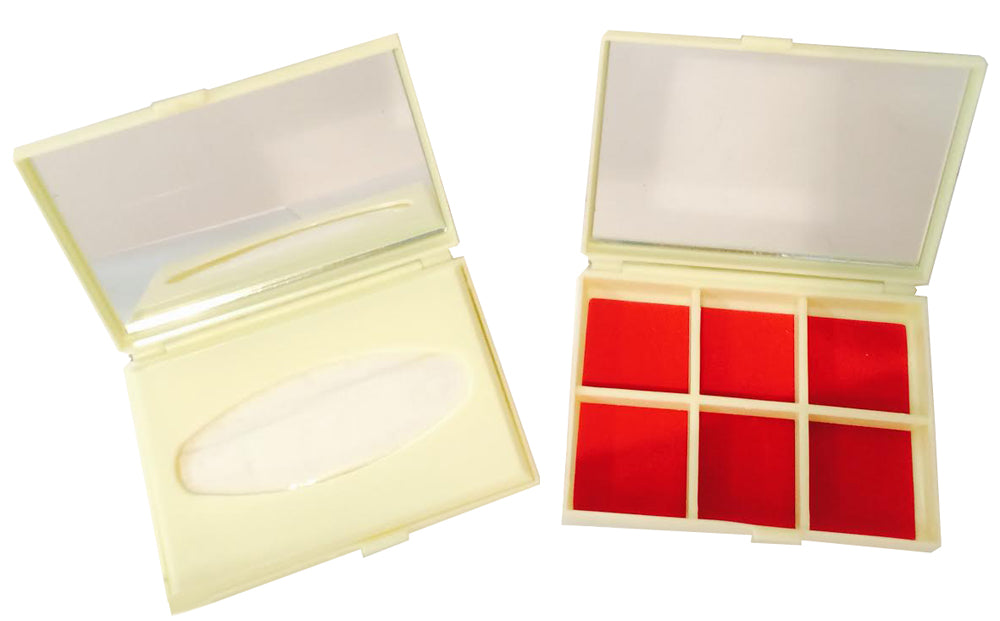 4950 - 2pc Jewel Box Tissue Case White - |S-17 Garage|