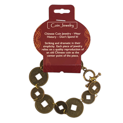 4960 - Coin Bracelet - |Clear-57|