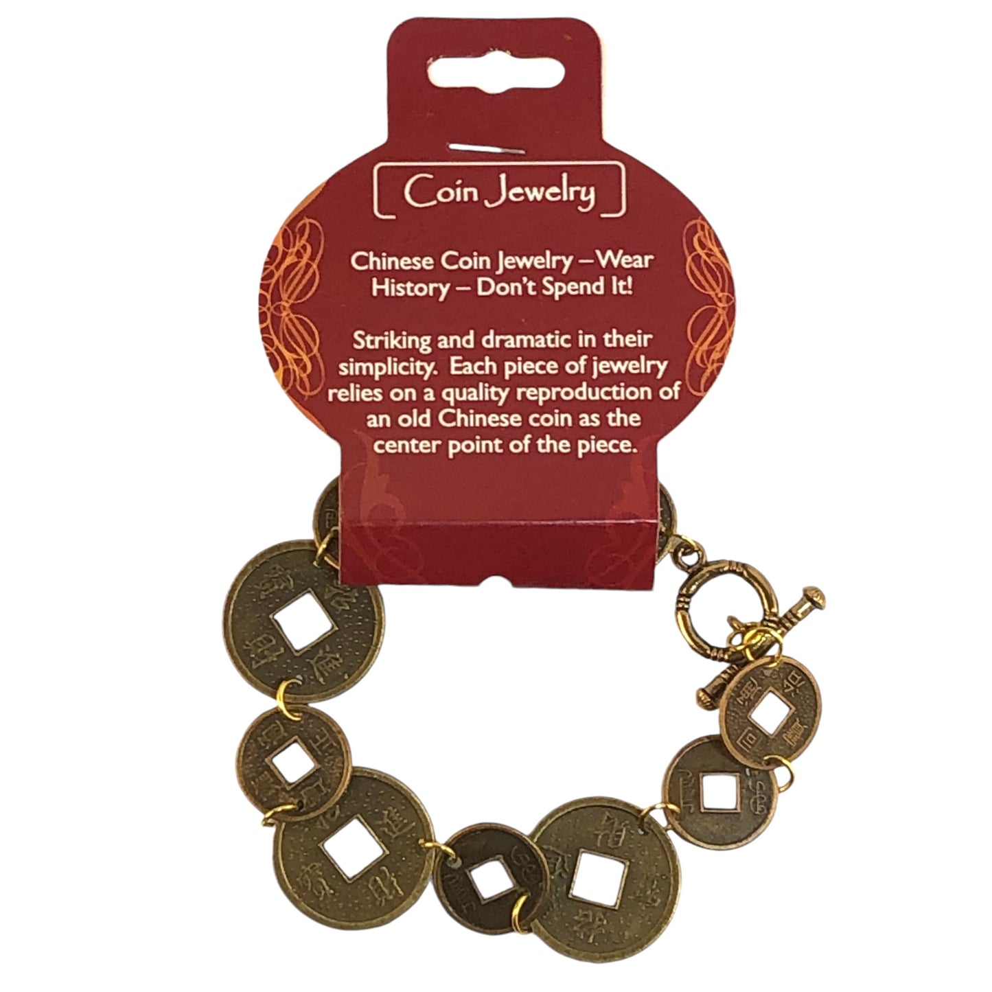 4960 - Coin Bracelet - |Clear-57|