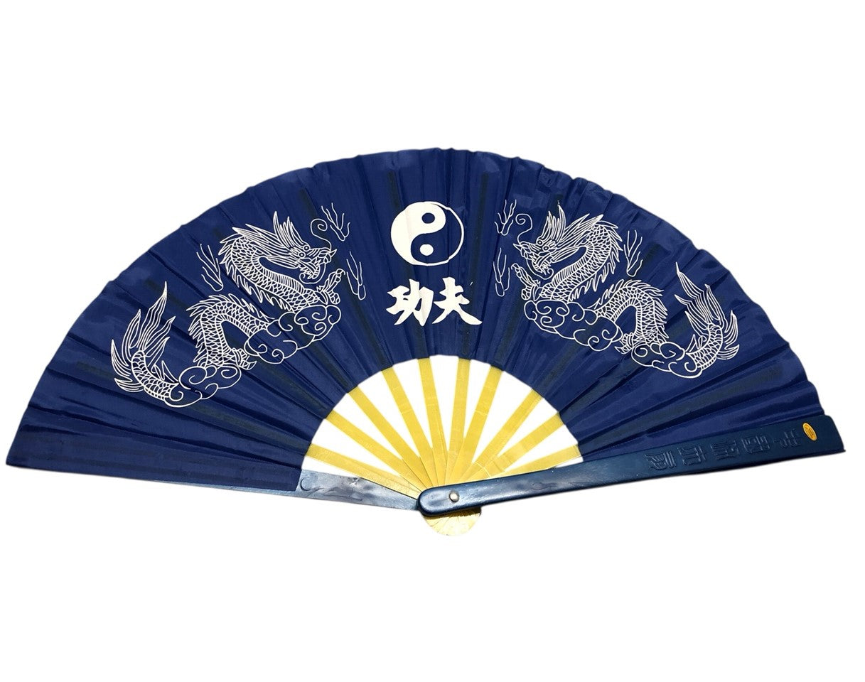 4966 - 13 Fan Blue Dragon Fan Plastic - |25-B|