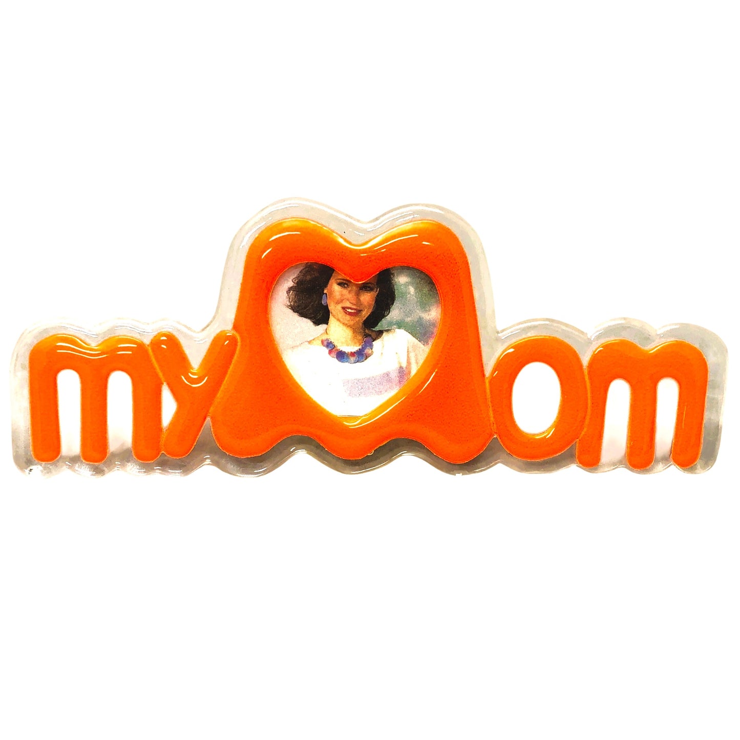 4994 - My Mom Pic Frame Orange 9 Inch Photo Keepsake |18-18|