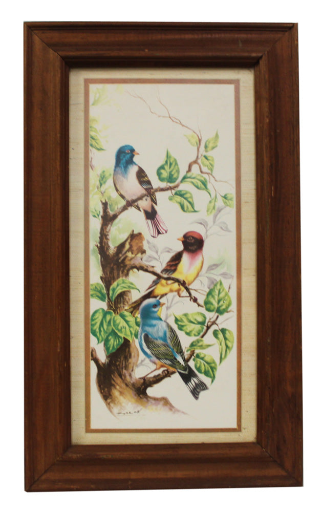 5010 - 3 Birds on Branch 13x24 |16-21|