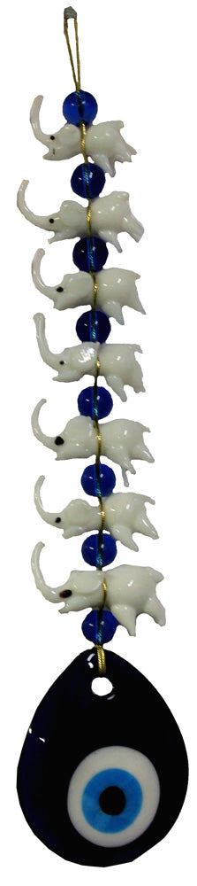 5026 - Seven White Elephant Charm Eye - |P-7|