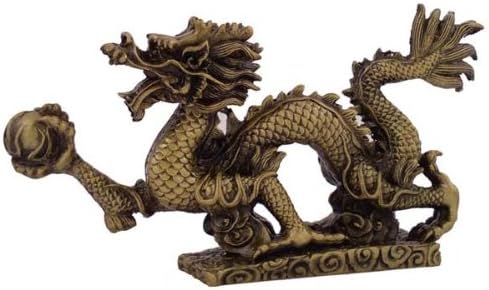 5029 - 8.5" Golden Dragon - Clutch Orb - Z-50
