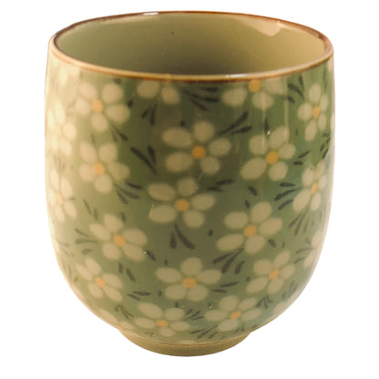5037 - Green Floral Tea Set - |A-13|