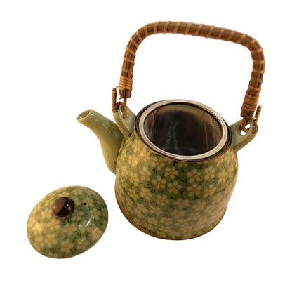 5037 - Green Floral Tea Set - |A-13|