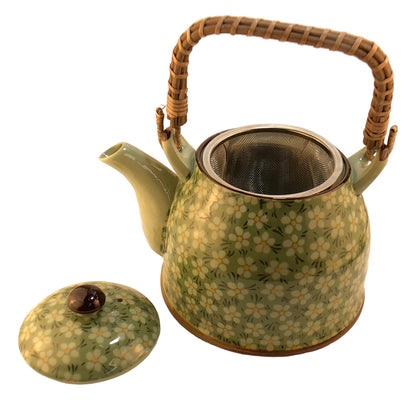 5037 - Green Floral Tea Set - |A-13|