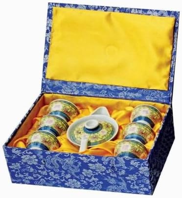 5041 - 7 pcs Tea Set Yellow - |A-17 Top|