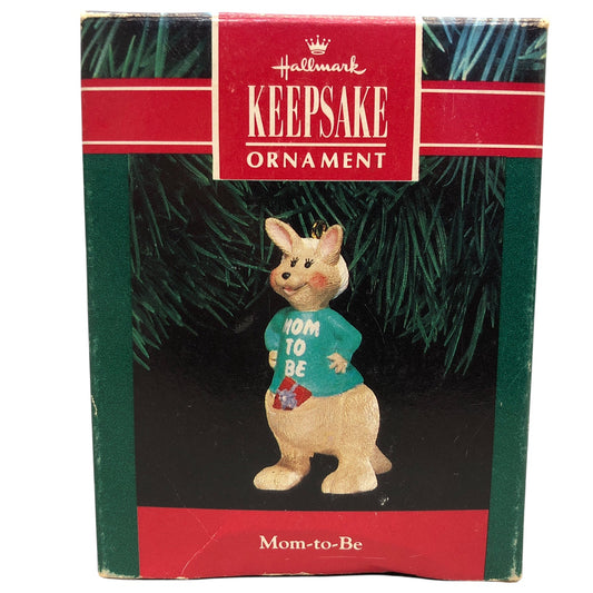 5051 - Set of 4 Hallmark Keepsake Mom and Dad To Be Ornaments (Christmas Tree) |