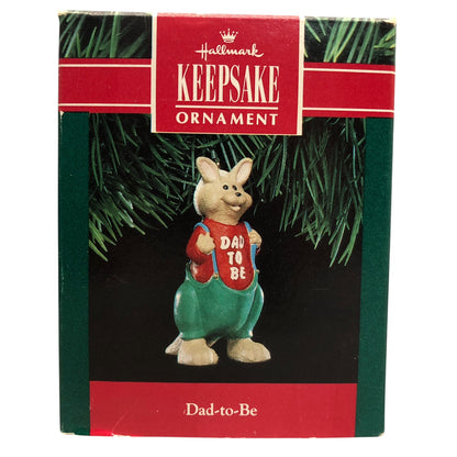 5051 - Set of 4 Hallmark Keepsake Mom and Dad To Be Ornaments (Christmas Tree) |