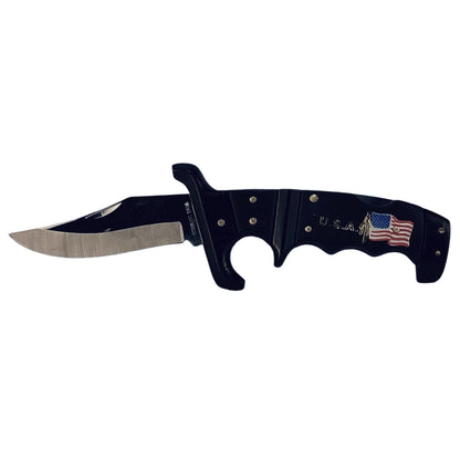 5057 - 8 1/2" American Flag Folding Knife |93|