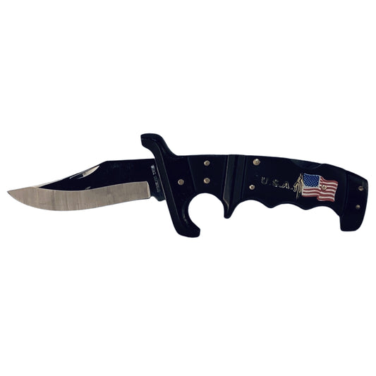 5057 - 8 1/2" American Flag Folding Knife |93|
