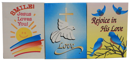 5062 - 10 pc Asst Religious Notebooks - |S-10 Garage|