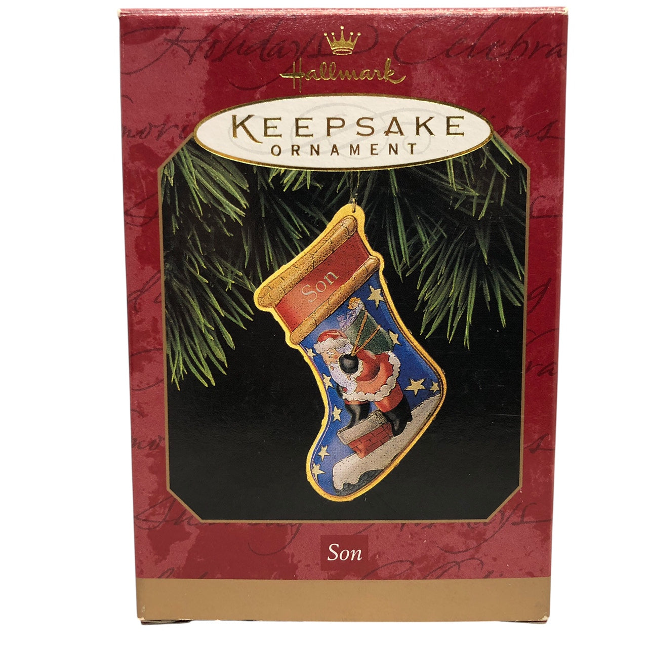 5063 - Set of 3 Hallmark Keepsake Mom, Son and Daughter Stocking Ornaments for Christmas Holiday Tree Decoration | POD 1-66 |