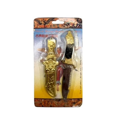 5100 - Set of Two 4" Snake Head Gold Knife |84|