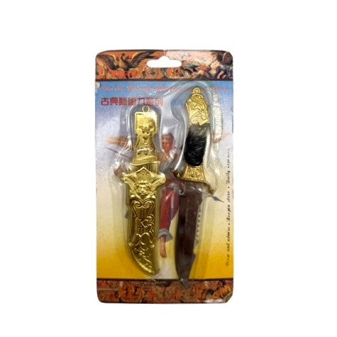 5100 - Set of Two 4" Snake Head Gold Knife |84|