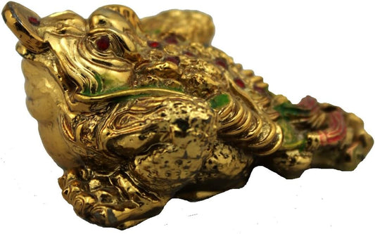 5104 - 2" Gold Money Frog - Coin |Z-19|