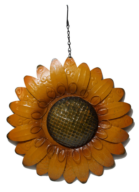 5110 - 11" Metal Sunflower Outdoor Dec - |Chime Wall|
