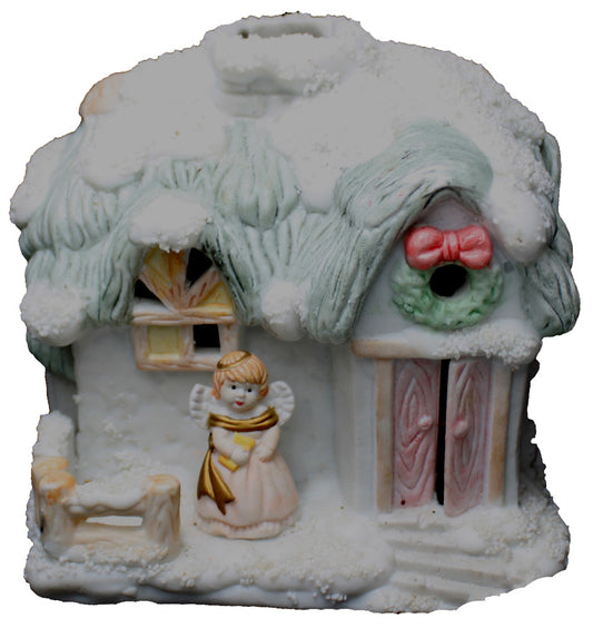 5121 - 4" Xmas Village Snow House - |13-18|