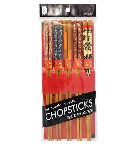 5141 - 10" Five Pair Winter Chopsticks |16-20| |16-24|