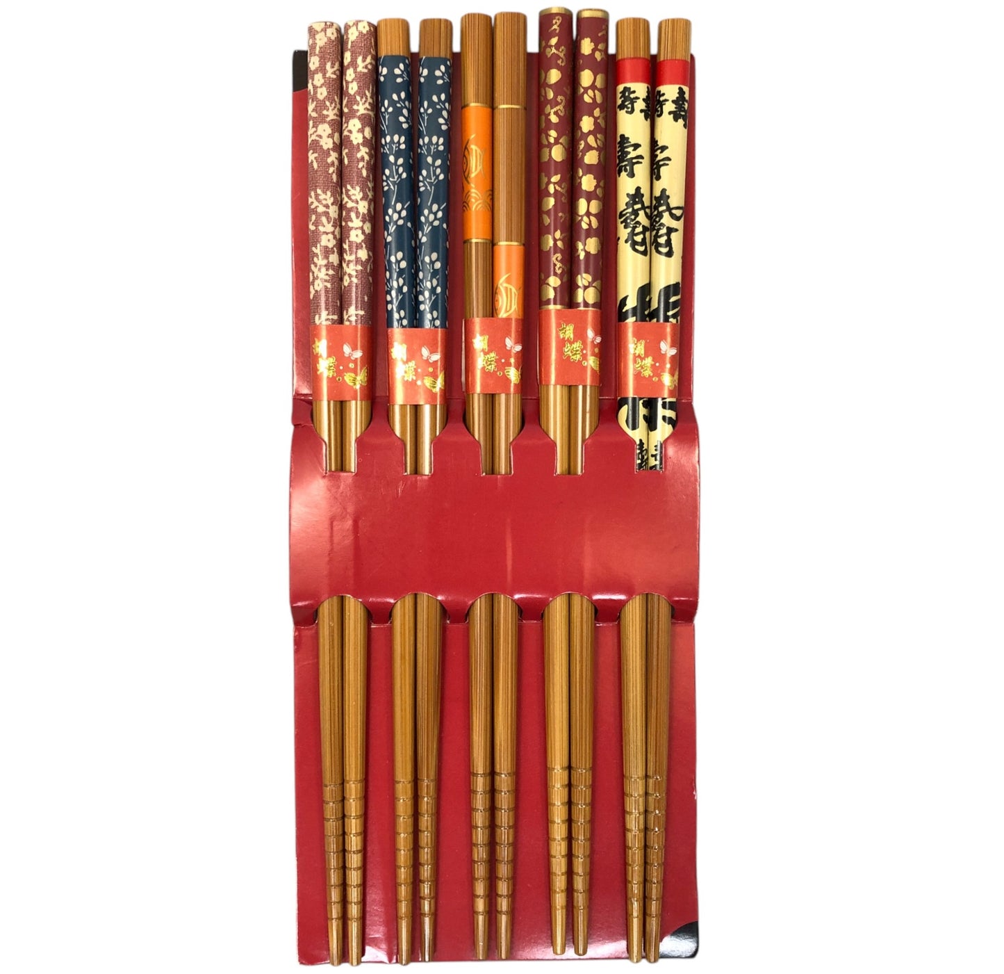 5141 - 10" Five Pair Winter Chopsticks |16-20| |16-24|