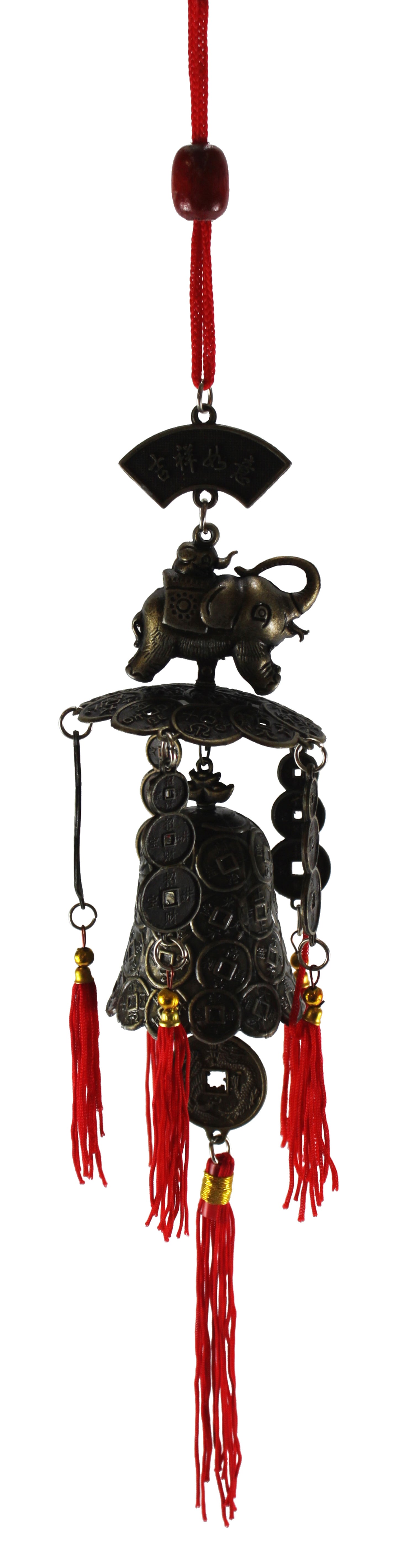 5148 - Elephant Charm w Bell - |9-14|