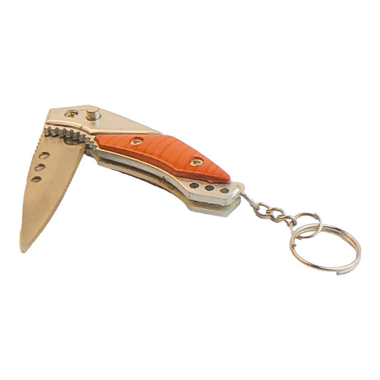 515 - Orange 3 Hole Knife Keychain - |DVD-40|