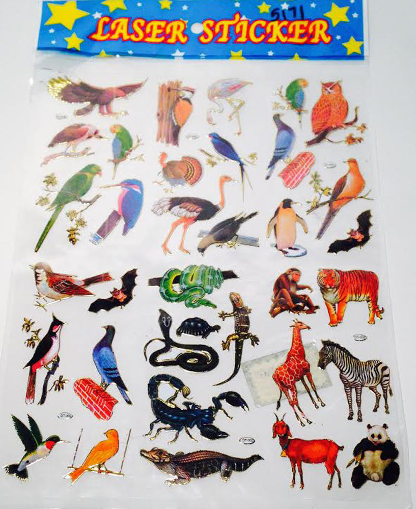 5171 - Laser Stickers Birds 1 Animals - |File-17|