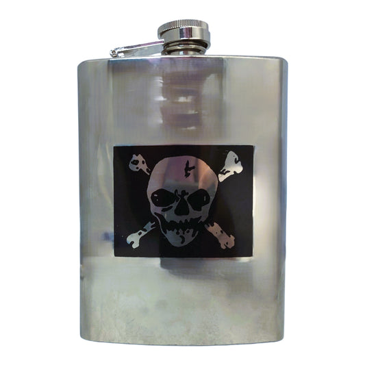 5174 - Skull and Crossbones Flask - |1-24|