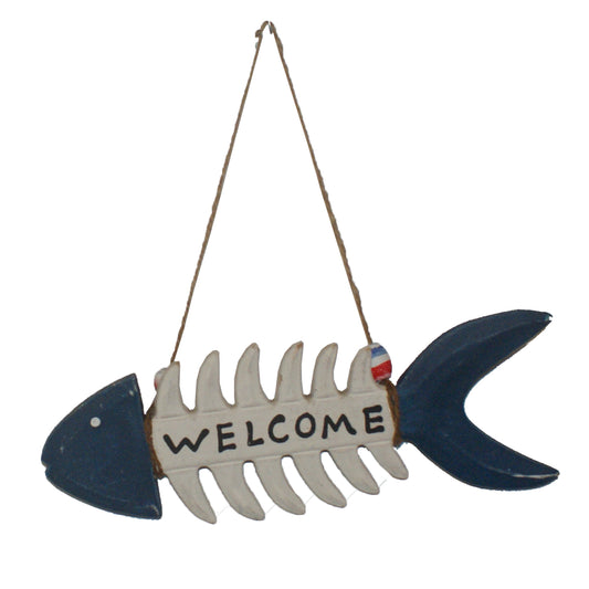 5213 - Welcome Fish Bone Sign - |Pod 1-18|