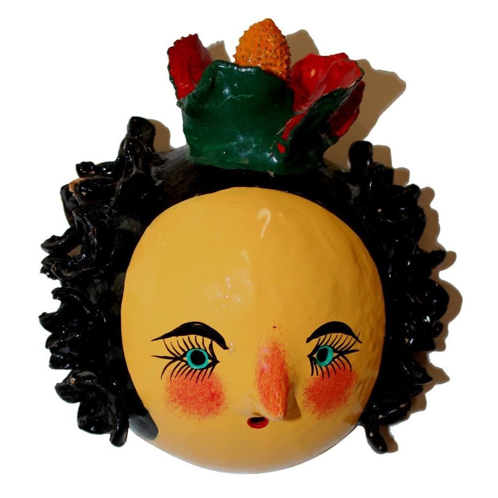 523 - Yellow Lady Coconut Mask - |3-15|
