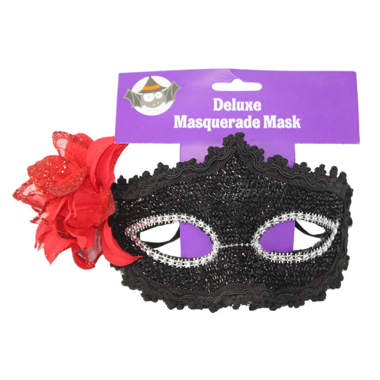 5245 - Black Deluxe Mask Masquerade - |Pod 2-22|